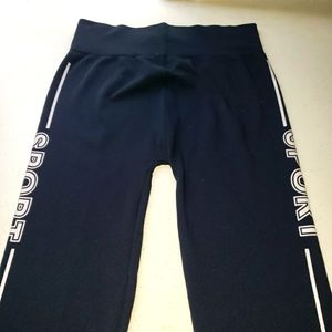 Navy blue varsity tights